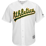 Matt Olson #28 Oakland Athletics White Home Official Cool Base Player Jerse