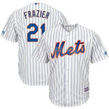 Todd Frazier #21 New York Mets Youth White Home Official Cool Base Player Jersey