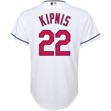 Jason Kipnis #22 Cleveland Indians Youth White Home Official Cool Base Player Jersey