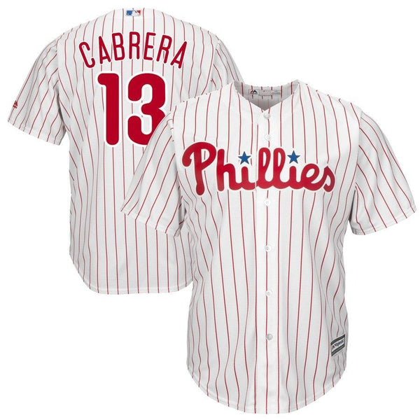 Asdrubal Cabrera #13 Philadelphia Phillies Home Official Cool Base Player Jersey