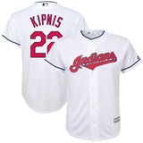 Jason Kipnis #22 Cleveland Indians Youth White Home Official Cool Base Player Jersey