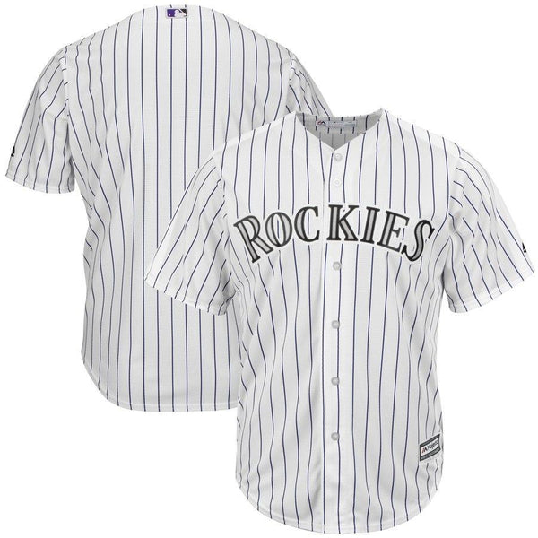 Colorado Rockies White Home Official Cool Base Team Jersey