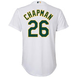 Matt Chapman #26 Oakland Athletics Youth White Home Official Team Cool Base Player Jersey