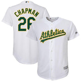 Matt Chapman #26 Oakland Athletics Youth White Home Official Team Cool Base Player Jersey