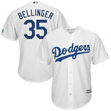 Cody Bellinger #35 Los Angeles Dodgers Youth White Home Official Cool Base Replica Player Jersey