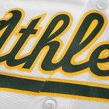 Oakland Athletics White/Kelly Green Official Cool Base Jersey