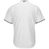 Cleveland Indians Youth White Official Cool Base Jersey
