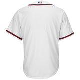 Atlanta Braves Youth White Official Cool Base Jersey