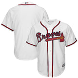 Atlanta Braves Youth White Official Cool Base Jersey