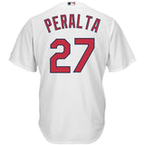 Jhonny Peralta #27 St. Louis Cardinals White Official Cool Base Player Jersey