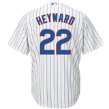 Jason Heyward #22 Chicago Cubs White Home Official Cool Base Player Jersey