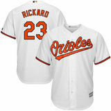 Joey Rickard #23 Baltimore Orioles White Home Official Cool Base Player Jersey