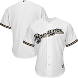 Milwaukee Brewers White Official Cool Base Jersey