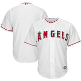 Los Angeles Angels White/Red Official Cool Base Jersey