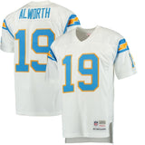 Lance Alworth #19 San Diego Chargers White 1963 Replica Retired Player Jersey