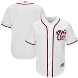Washington Nationals Youth White Home Stars Official Cool Base Team Jersey