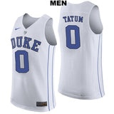Jayson Tatum #0 Duke Blue Devils Stitched Mens College Basketball Jersey