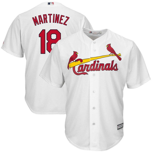 Carlos Martinez #18 St. Louis Cardinals White Cool Base Home Player Jersey
