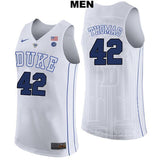 Lance Thomas #42 Duke Blue Devils Stitched Mens College Basketball Jersey