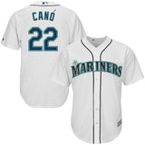 Robinson Cano #22 Seattle Mariners Youth White Official Cool Base Player Jersey