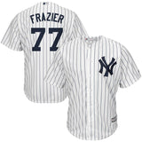Clint Frazier #77 New York Yankees White Home Cool Base Player Jersey