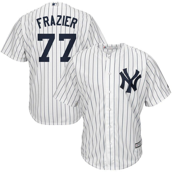 Clint Frazier #77 New York Yankees White Home Cool Base Player Jersey