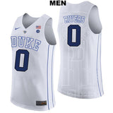 Austin Rivers #0 Duke Blue Devils Stitched Mens College Basketball Jersey