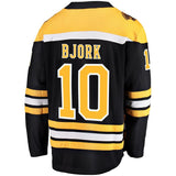 Fanatics Branded Anders Bjork Boston Bruins Black Home Breakaway Player Jersey