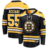 Fanatics Branded Noel Acciari Boston Bruins Black Home Breakaway Player Jersey