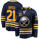 Fanatics Branded Kyle Okposo Buffalo Sabres Navy Breakaway Player Jersey