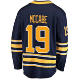 Fanatics Branded Jake McCabe Buffalo Sabres Navy Breakaway Player Jersey
