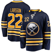 Fanatics Branded Johan Larsson Buffalo Sabres Navy Breakaway Player Jersey