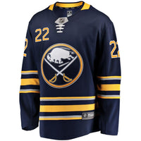 Fanatics Branded Johan Larsson Buffalo Sabres Navy Breakaway Player Jersey