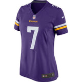 Case Keenum #7 Minnesota Vikings Women's Purple Game Jersey