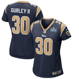 Todd Gurley II #30 Los Angeles Rams Women's Navy Super Bowl LIII Bound Game Jersey