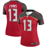 Mike Evans #13 Tampa Bay Buccaneers Women's Red Legend Jersey