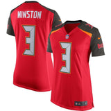 Jameis Winston #3 Tampa Bay Buccaneers Women's Red 2015 Game Jersey