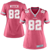 Jason Witten #82 Dallas Cowboys Women's Pink Game Jersey