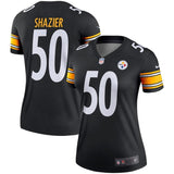 Ryan Shazier #50 Pittsburgh Steelers Women's Black Legend Jersey