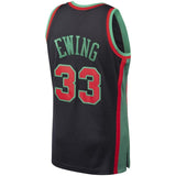 Patrick Ewing #33 New York Knicks 1998-99 Black Hardwood Classics Christmas Swingan Jersey