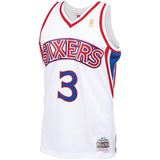 Allen Iverson #3 Philadelphia 76ers White 1996-97 Hardwood Classics Mens Swingman Jersey