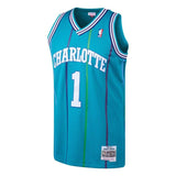 Muggsy Bogues Charlotte Hornets Teal 1992-93 Hardwood Classics Mens Swingman Jersey