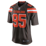 Myles Garrett #95 Cleveland Browns Youth Brown Game Jersey