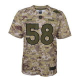 Von Miller #58 Denver Broncos Youth Camo Salute to Service Game Jersey
