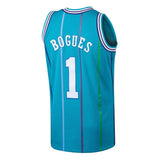 Muggsy Bogues Charlotte Hornets Teal 1992-93 Hardwood Classics Mens Swingman Jersey