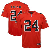 Devonta Freeman #24 Atlanta Falcons Youth Red Color Rush Game Jersey