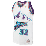 Karl Malone #32 Utah Jazz 1996-97 Hardwood Classics Mens Swingman Jersey