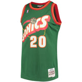 Gary Payton #20 Seattle SuperSonics Green 1995-96 Hardwood Classics Mens Swingman Jersey