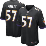C.J. Mosley #57 Baltimore Ravens Youth White/Black/Purple Game Jersey