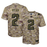 Matt Ryan #2 Atlanta Falcons Youth Camo Salute to Service Game Jersey